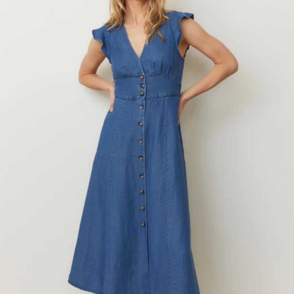 Marine Layer Camila Midi Dress - Size MED - NWOT